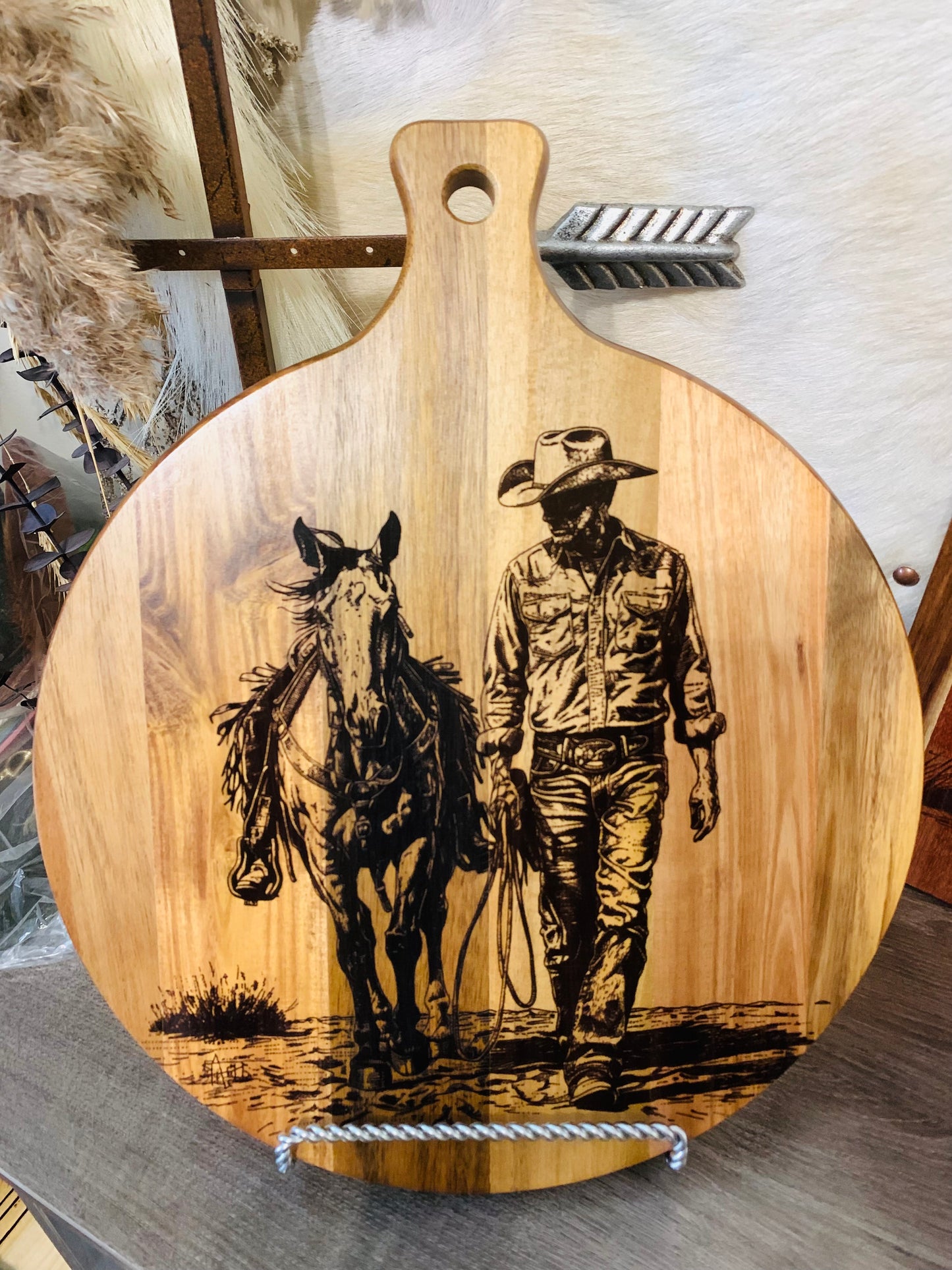 "Cowboy" Kitchen Cutting Board Set