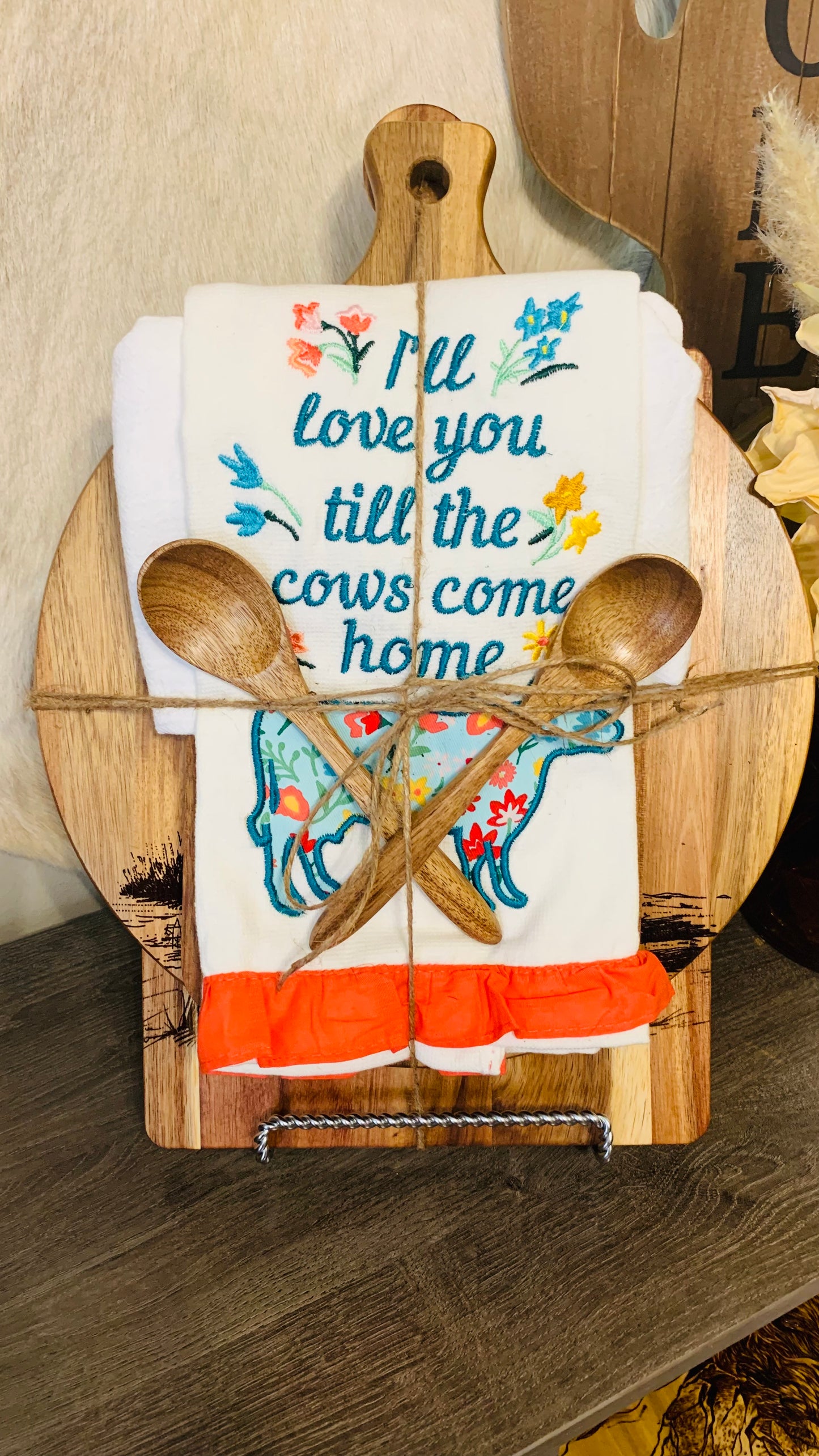"Cowboy" Kitchen Cutting Board Set