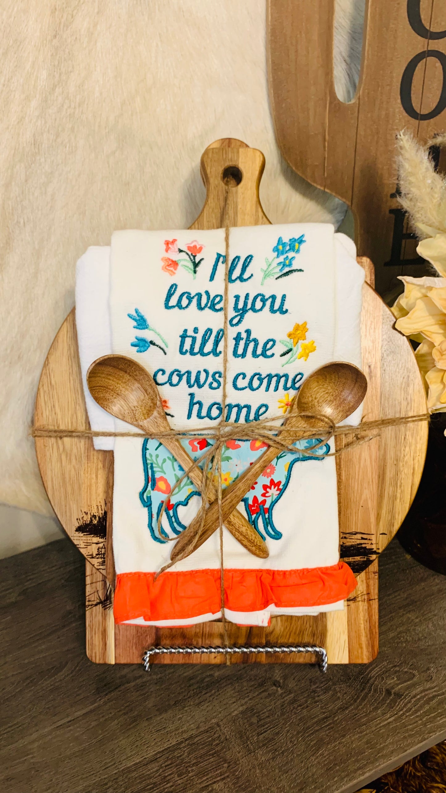 "Cowboy" Kitchen Cutting Board Set