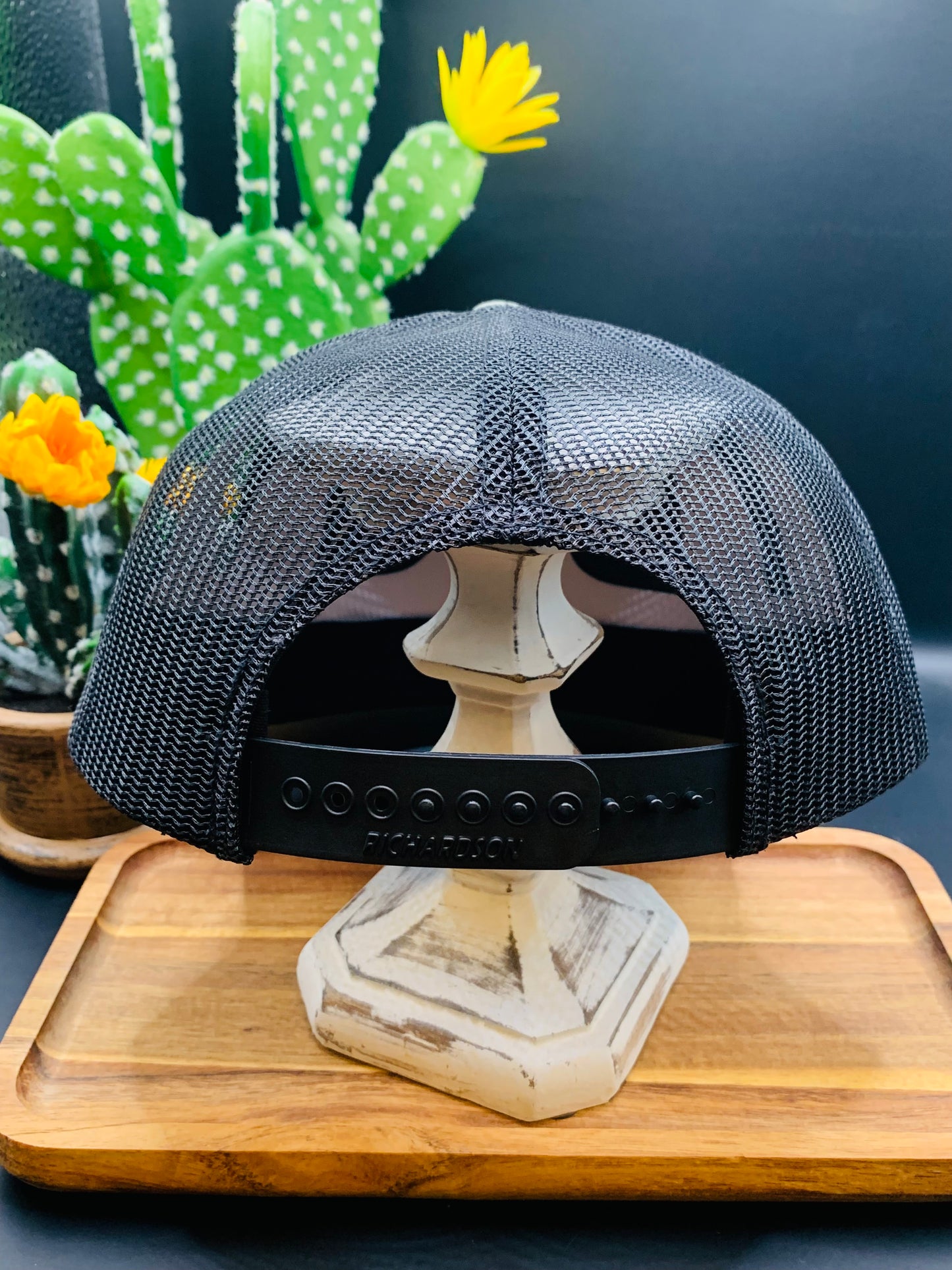 Richardson Feather Trucker Hat Two Tone Sage Green/Black