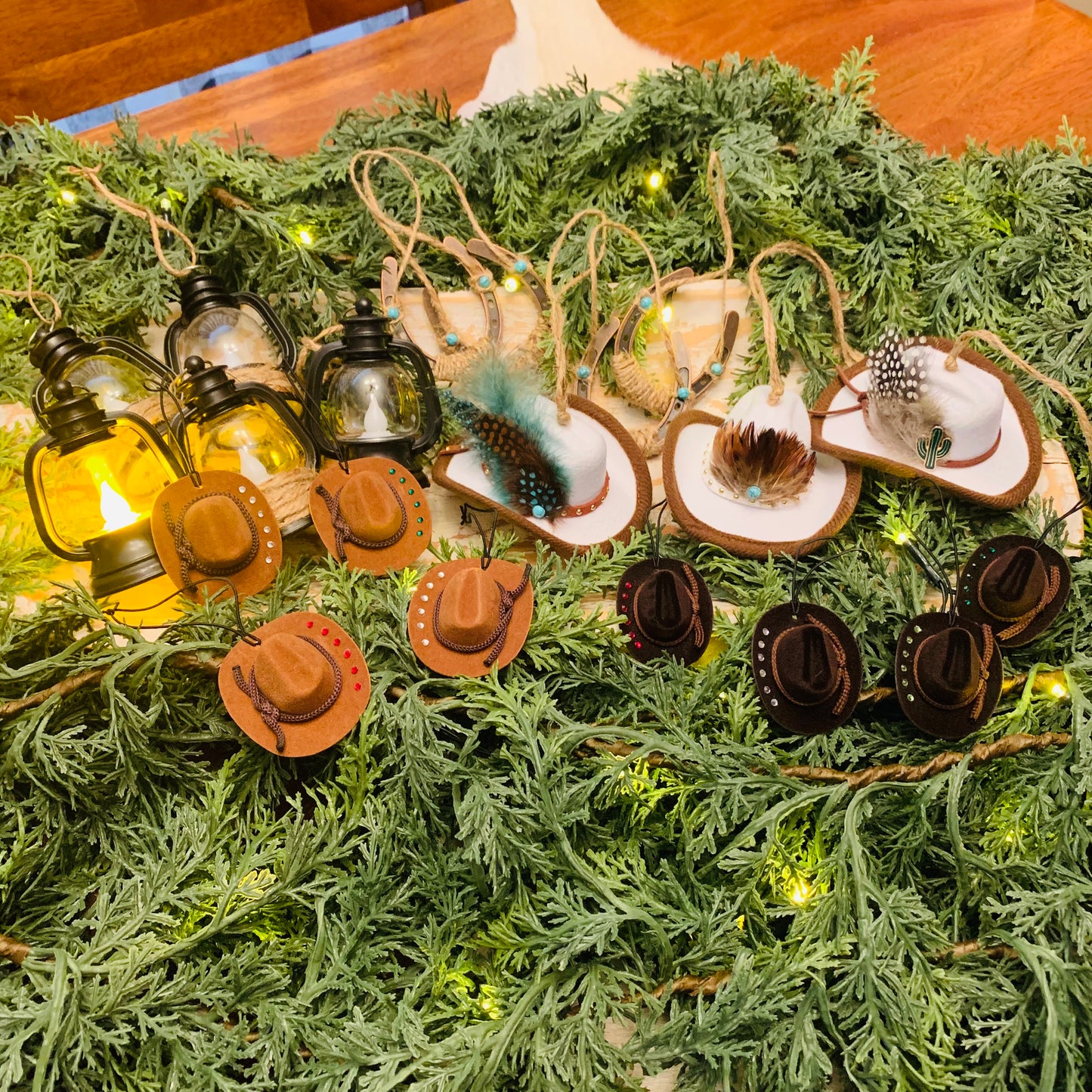 Cowboy Christmas Ornament -20pc Set #1