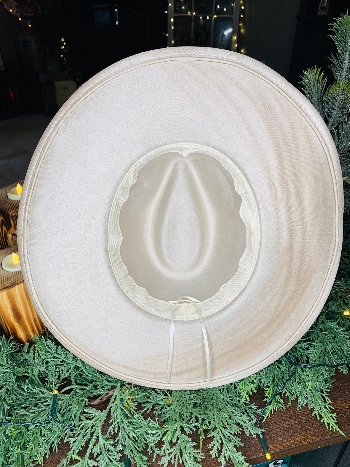 Hand Burned Rancher Hat "The Simple Life" Design