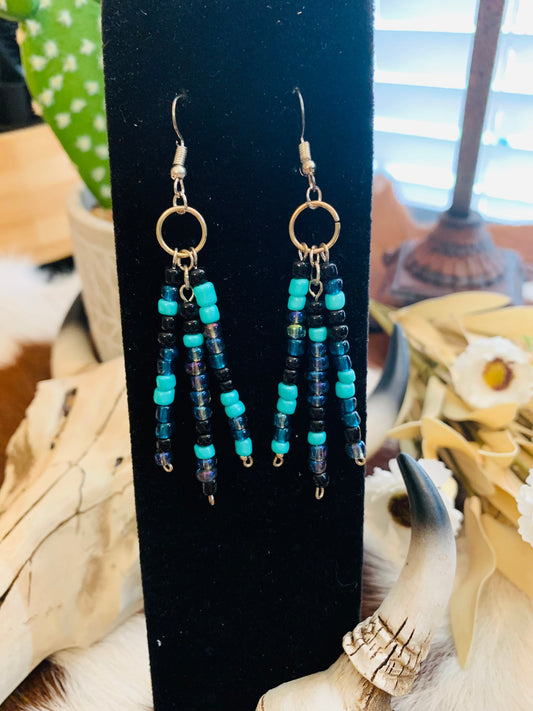 Blue River Drop Earrings Wild Western Dreams