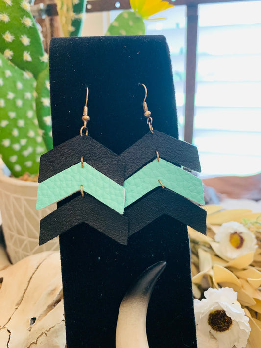 Chevron Earrings Wild Western Dreams