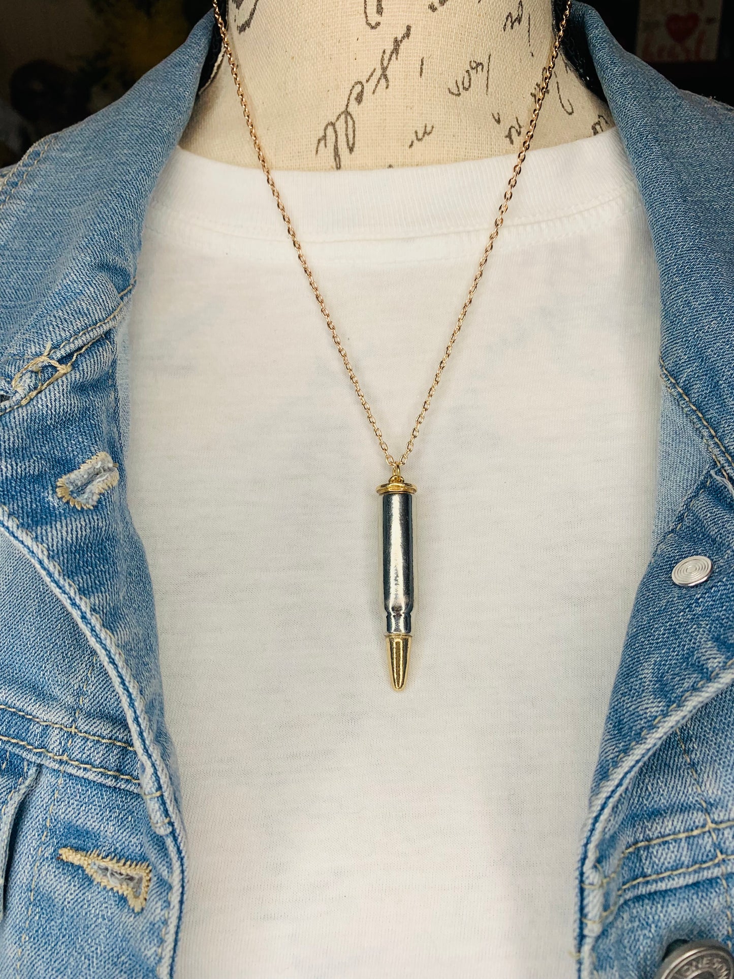 Silver Bullet Necklace