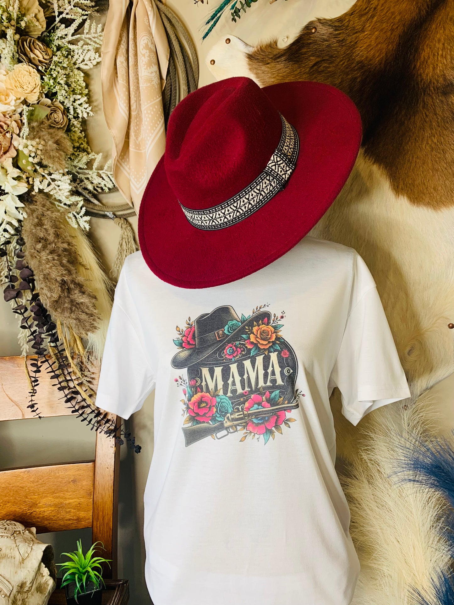 Western "MAMA" Tee