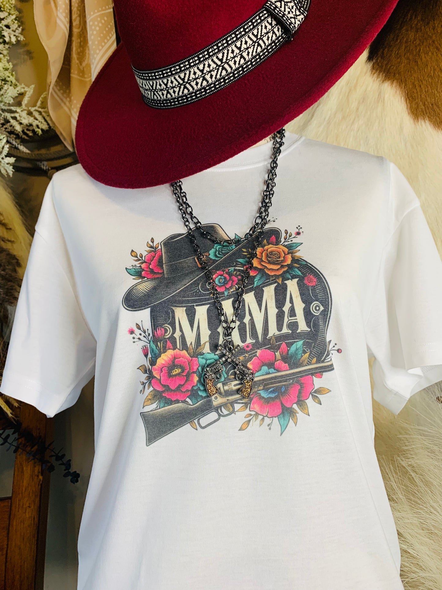 Western "MAMA" Tee