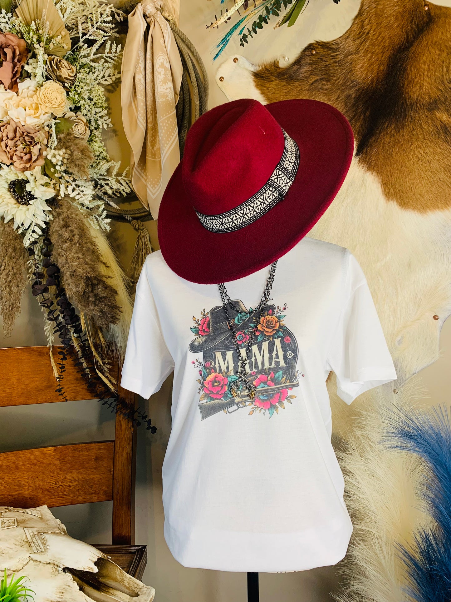 Western "MAMA" Tee