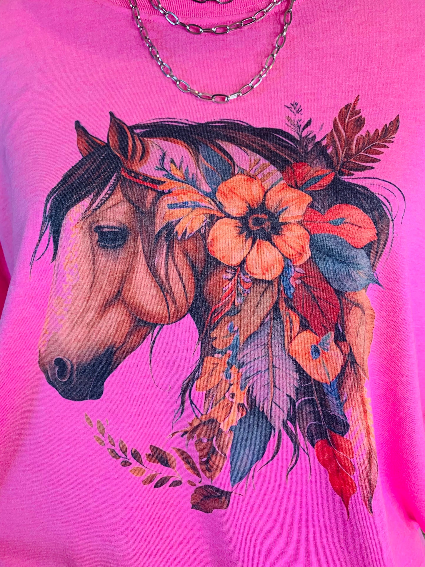 Floral Horse Tee