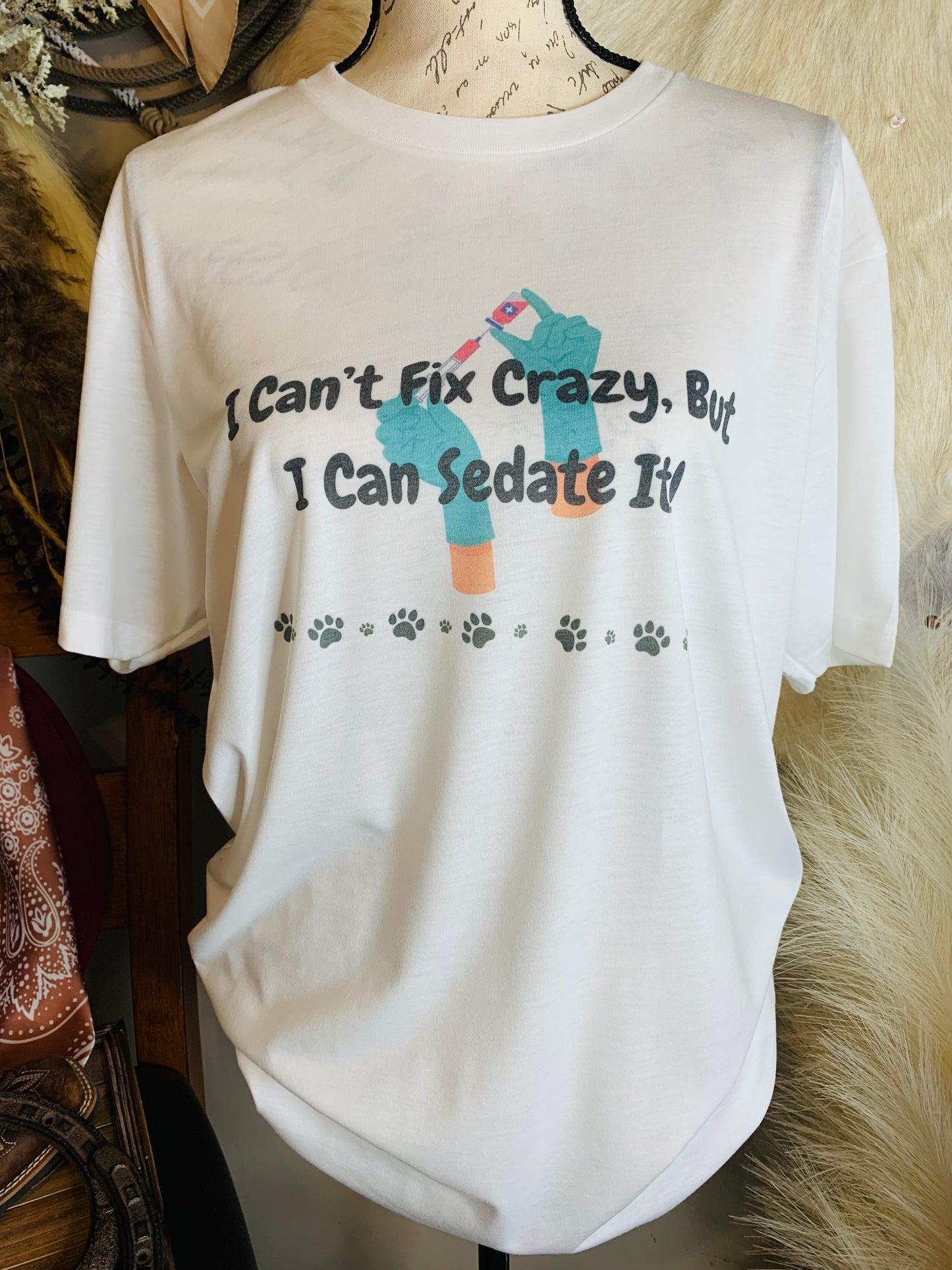 I Can't Fix Crazy Tee