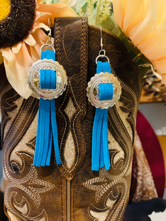 Concho Fringe Earrings