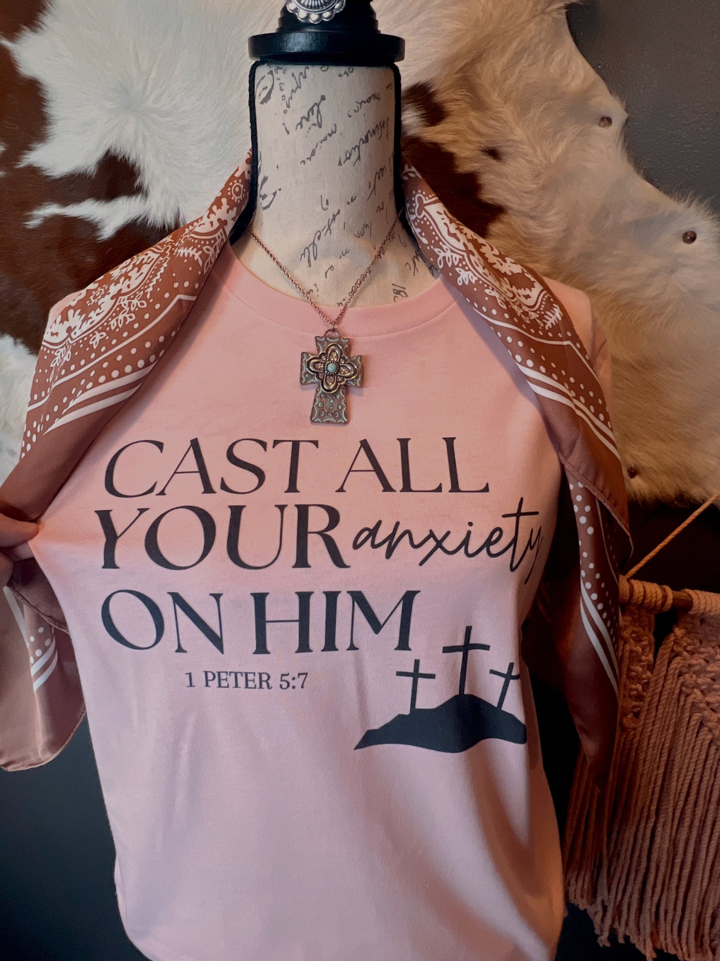 Cast Your Anxiety On Him Tee