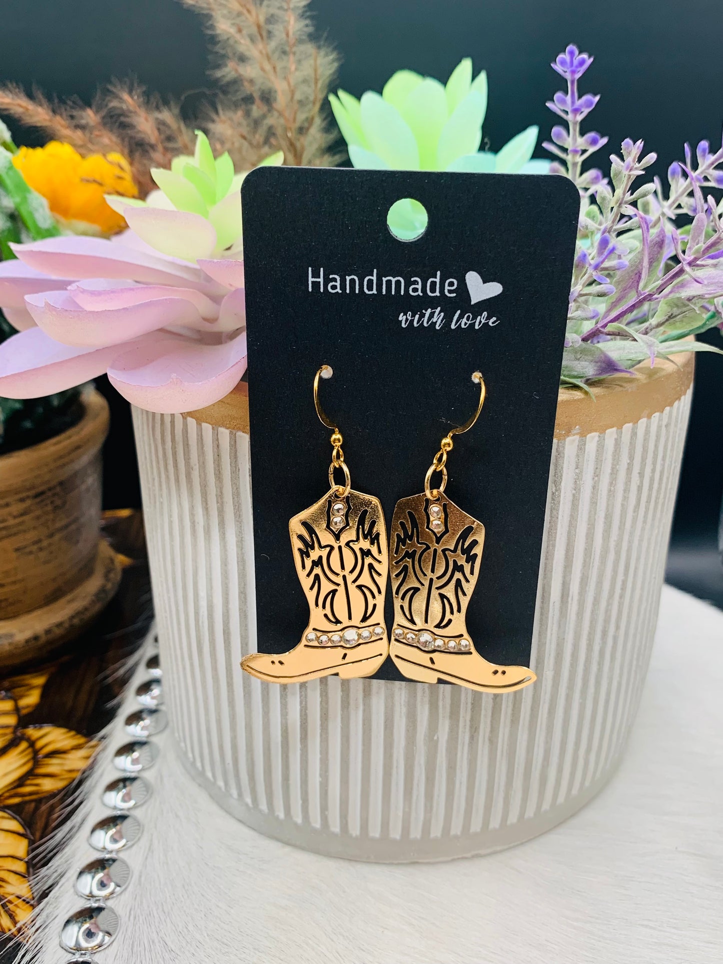 Cowboy Boot Earrings