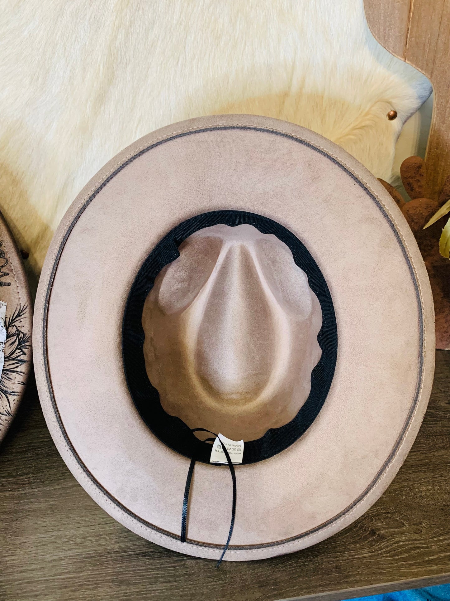 Hand Burned Rancher Hat Set "Mama and Me" Designs