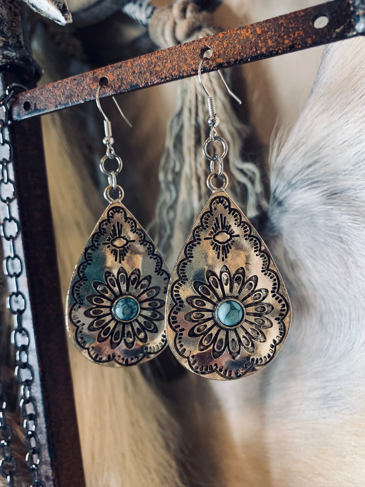 Southwestern Pendant Earrings
