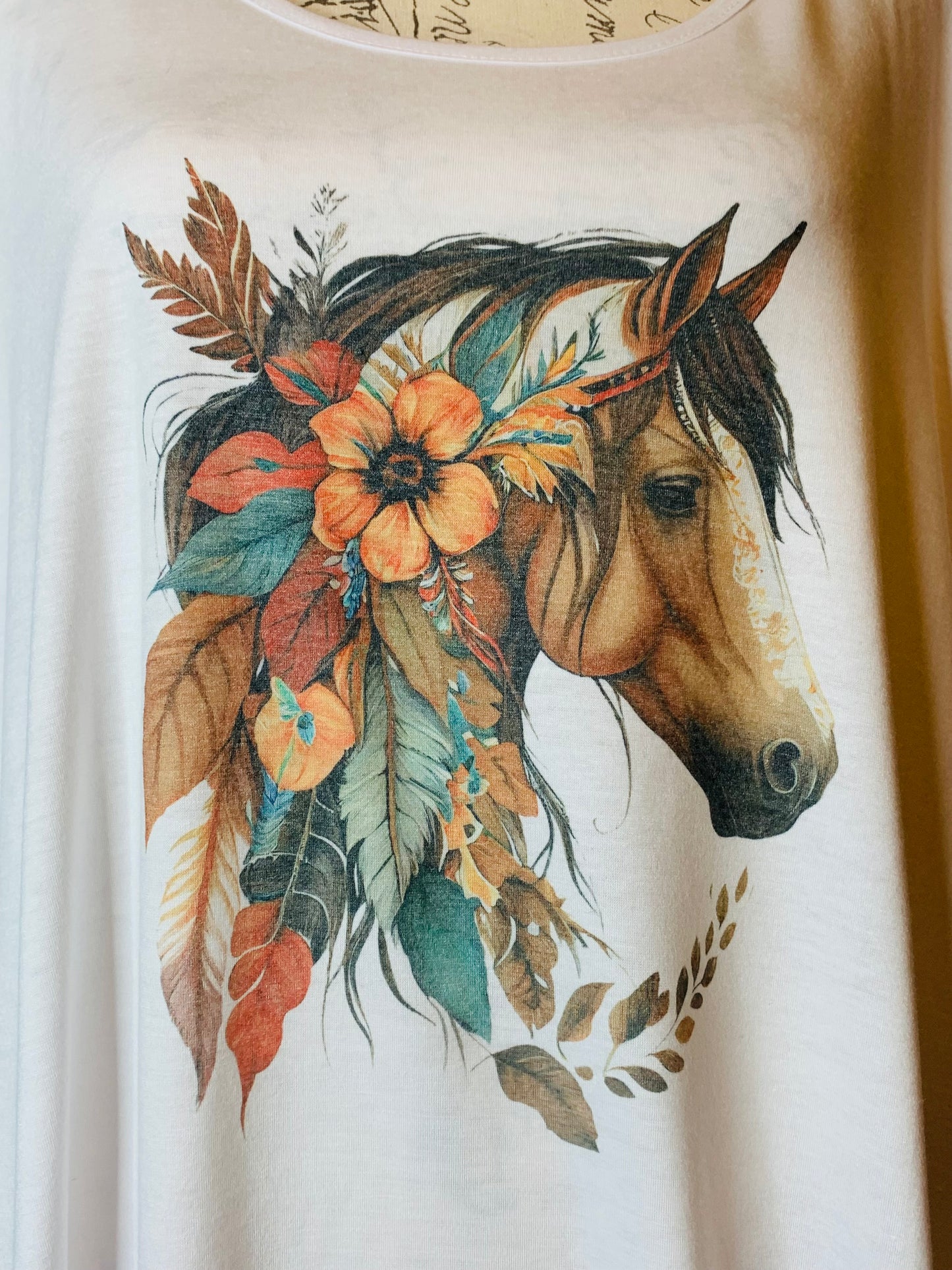 Floral Horse Tank