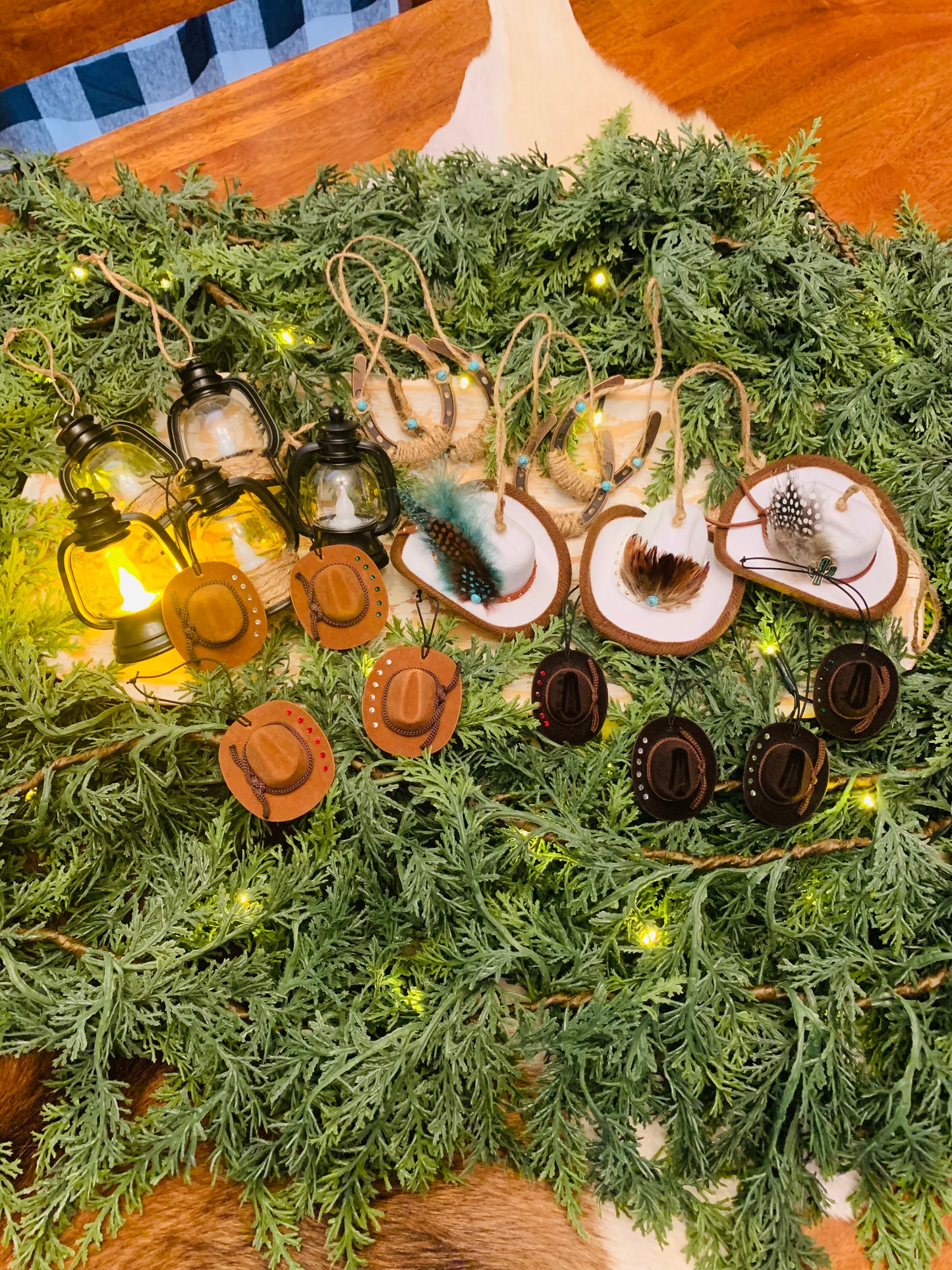 Cowboy Christmas Ornament -20pc Set #1