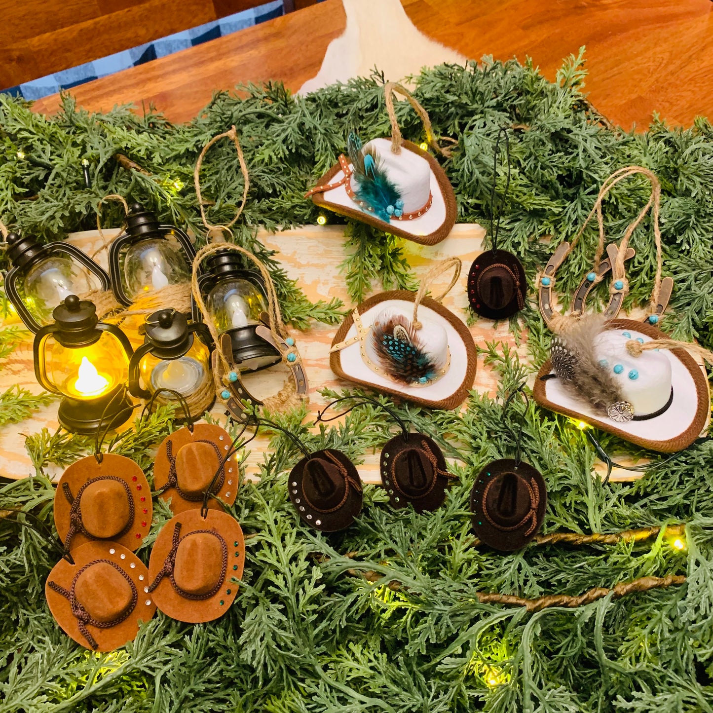 Cowboy Christmas Ornament -20pc Set #2