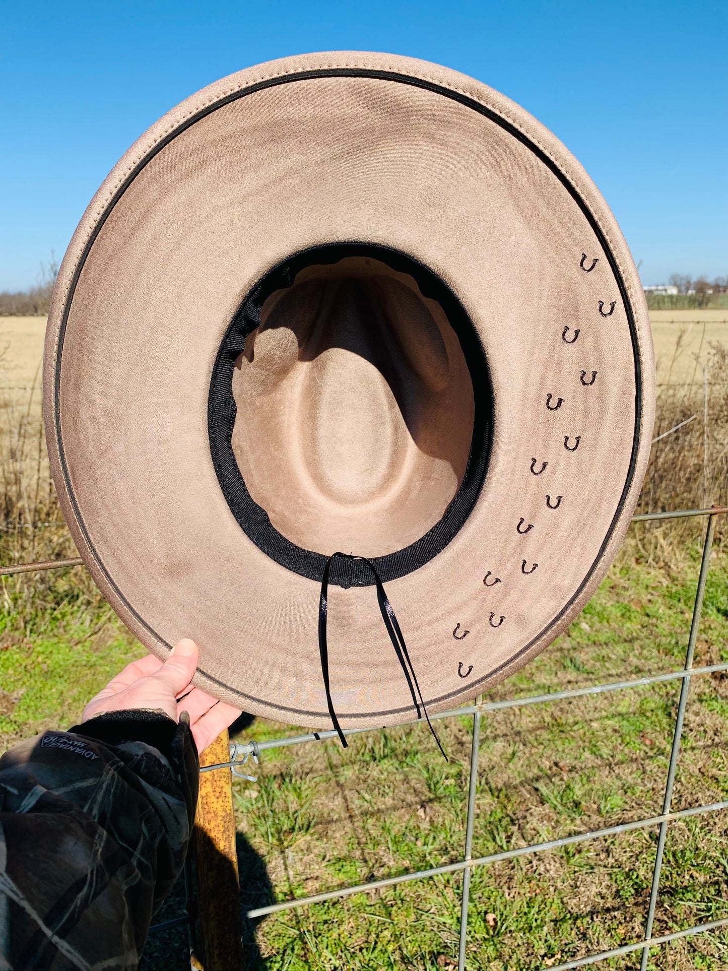 Hand Burned Rancher Hat "Mountain Adventure's" Design