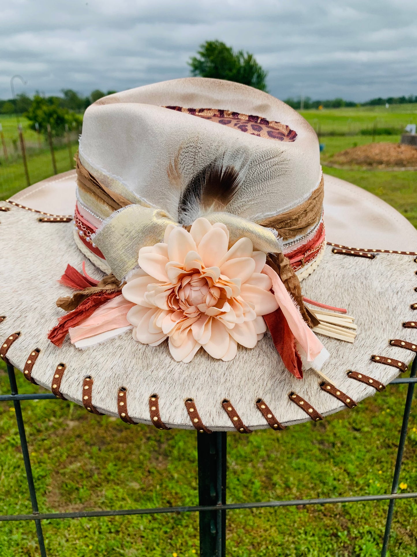 Rancher Hat "Smoke Show" Design