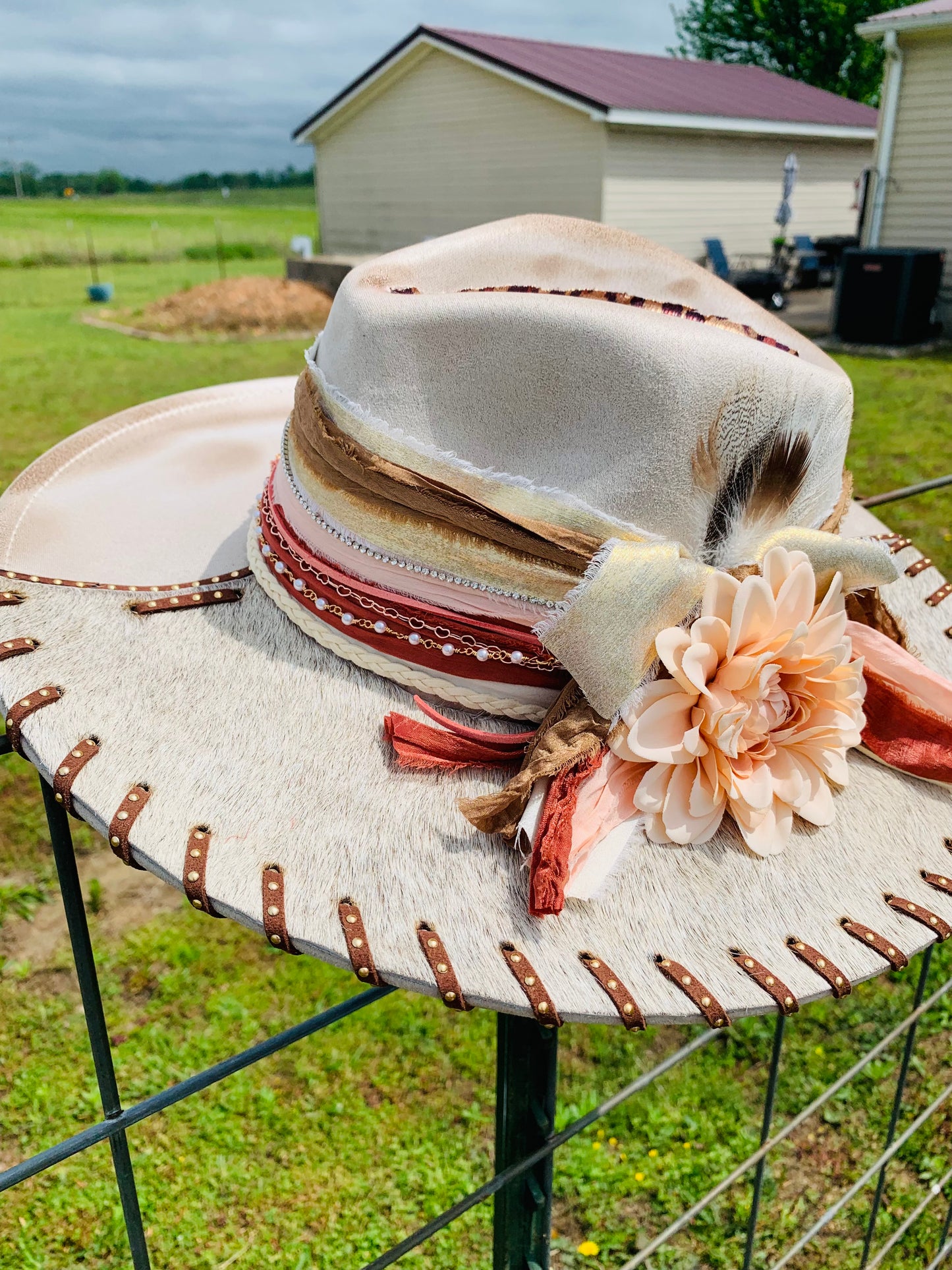 Rancher Hat "Smoke Show" Design