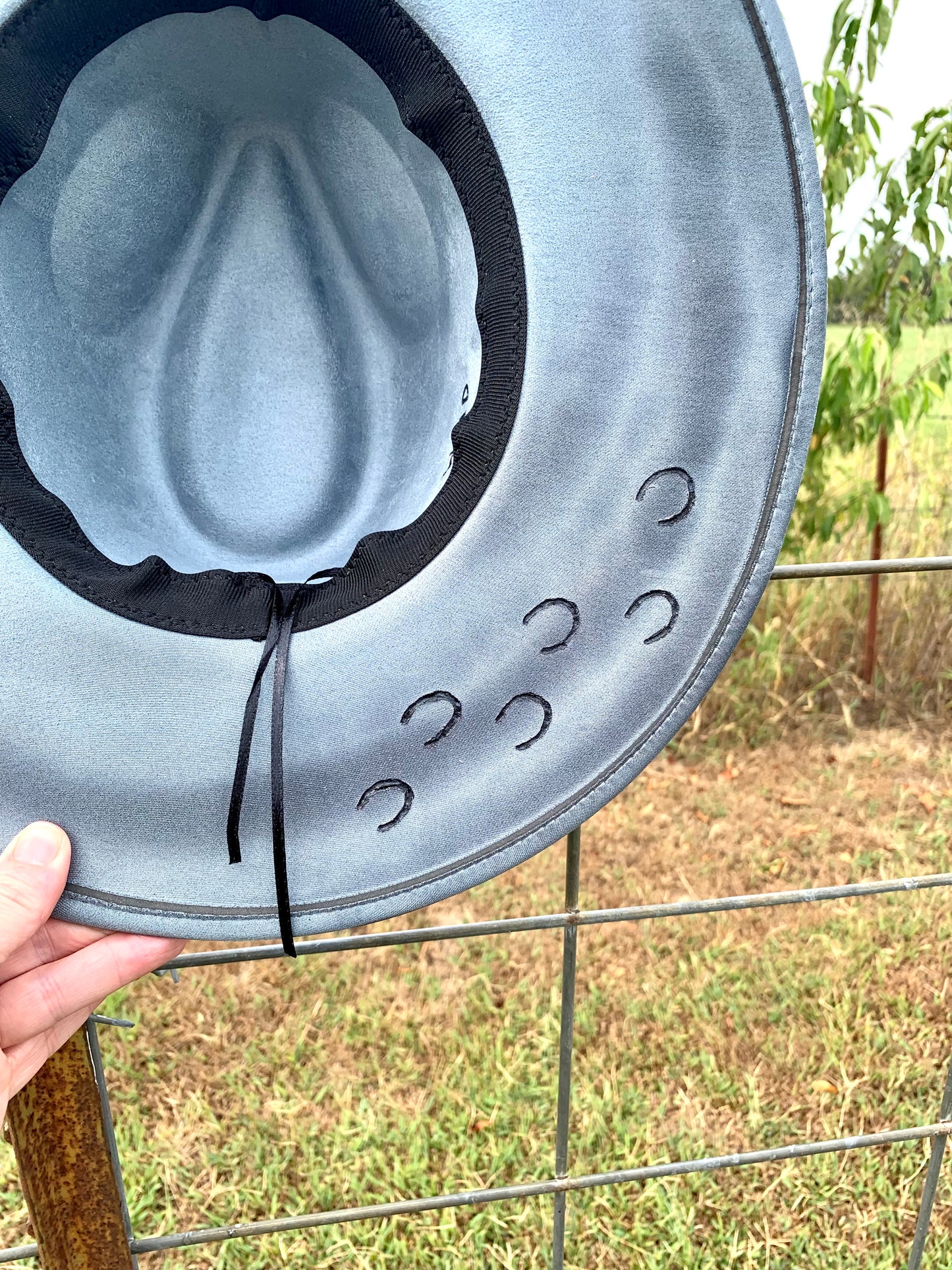 Hand Burned/Hand Painted Rancher Hat "I Am The Storm" Design