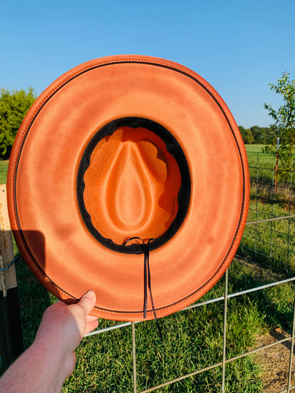 Hand Burned/Hand Painted Rancher Hat "Fall is in the Air" Design