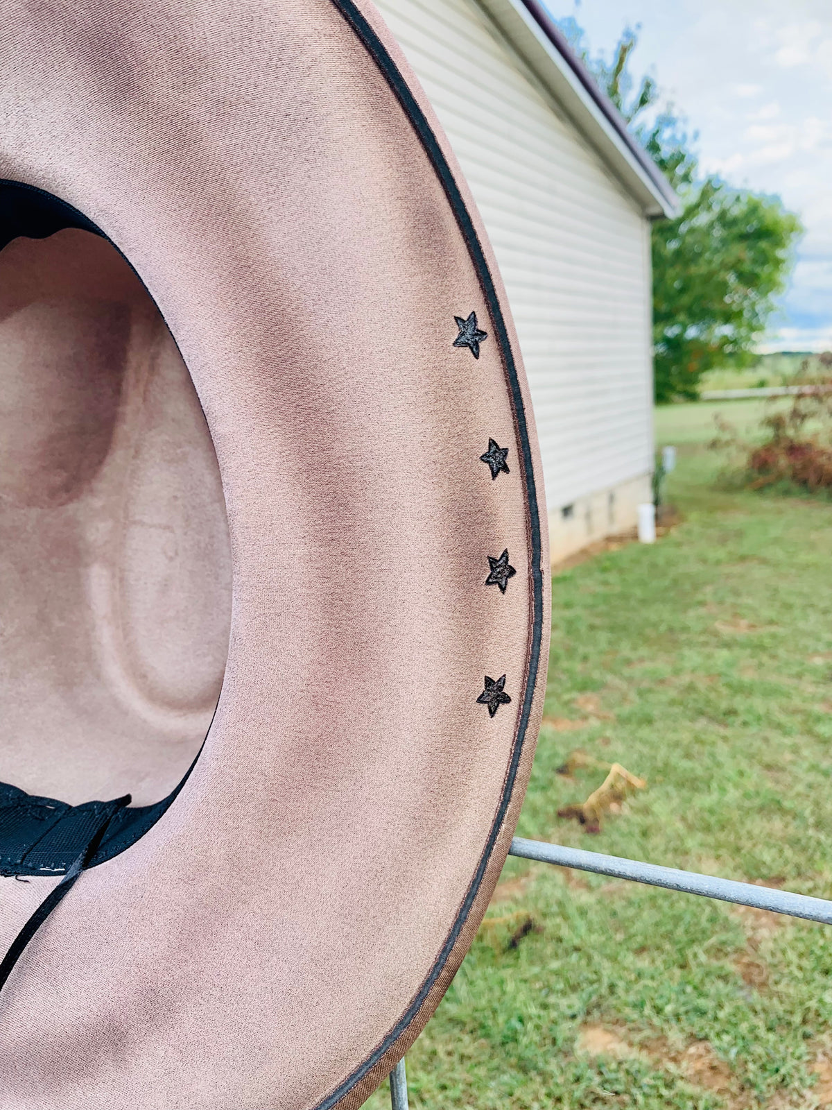 Hand Burned/Hand Painted Cowboy Hat "Barrel Racing" Design (Custom)
