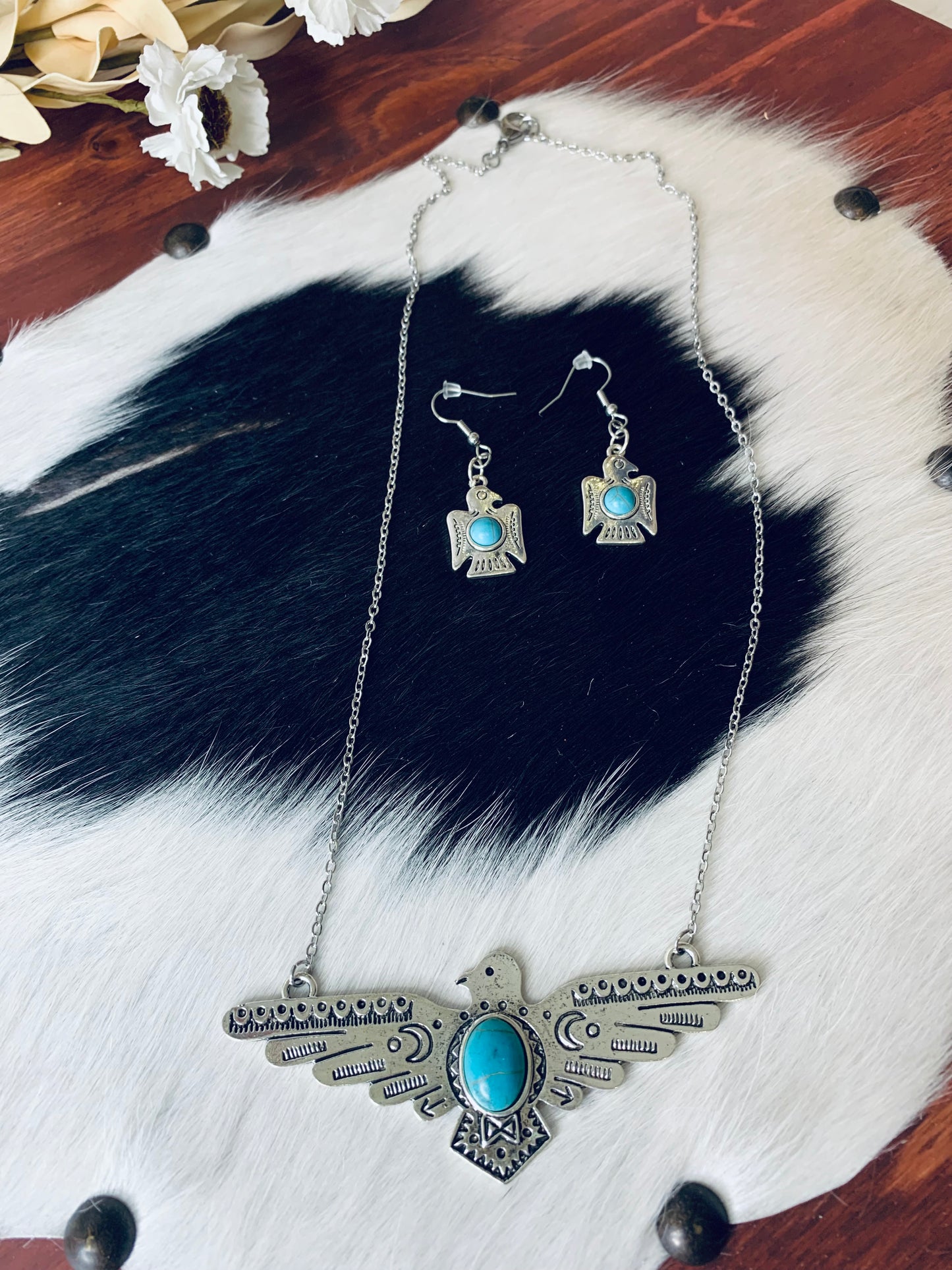 Thunderbird Necklace & Earring Set