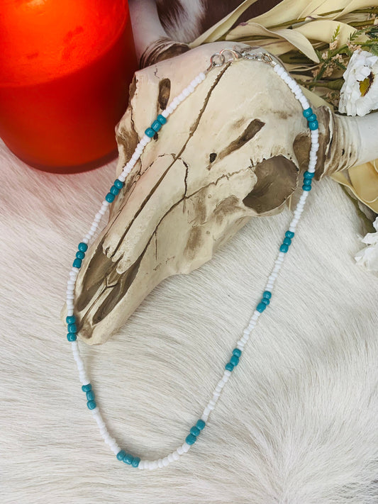 Native Seed Bead Necklace Wild Western Dreams