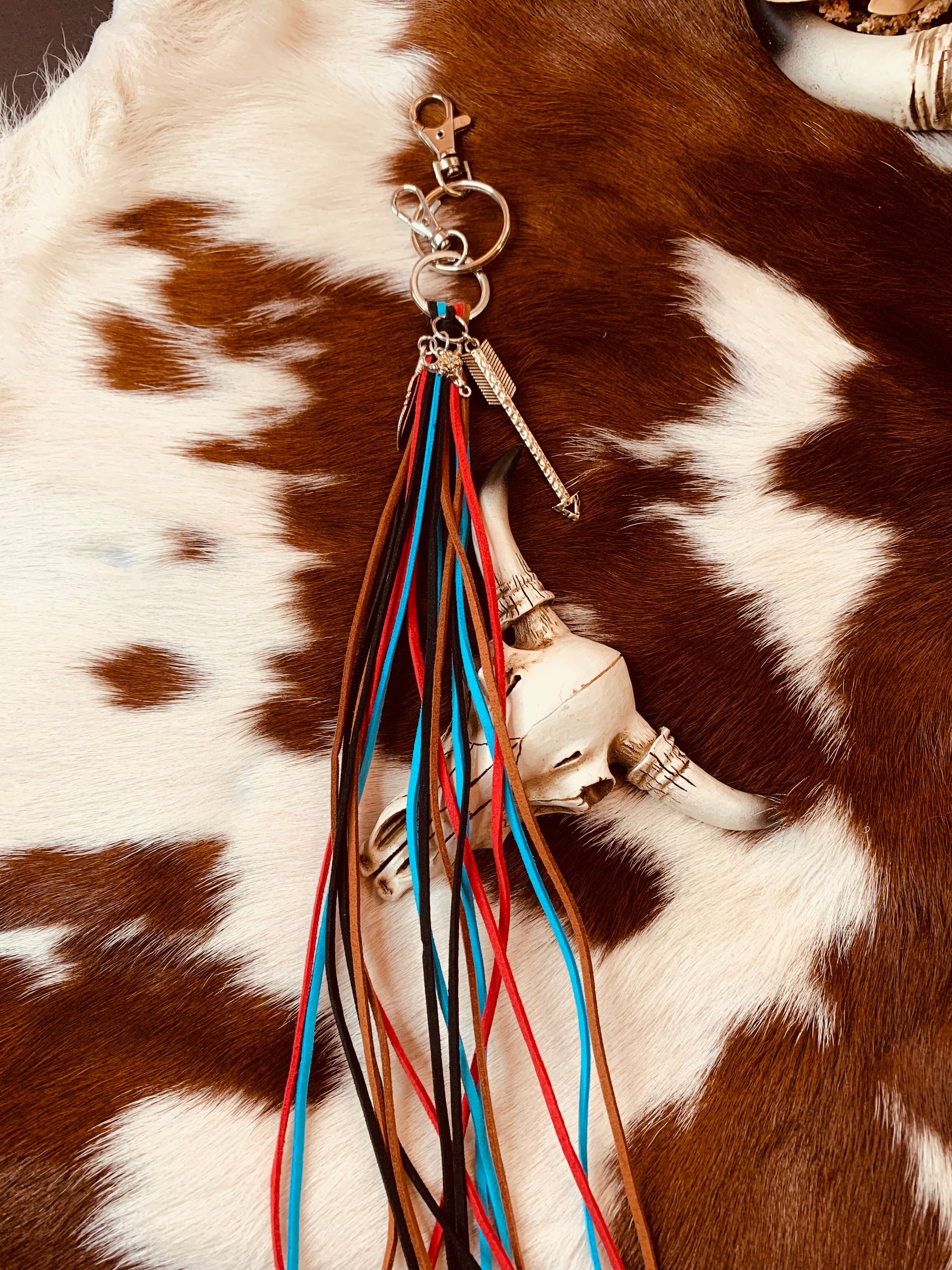 Western Boho Keychain/Purse Charm Wild Western Dreams