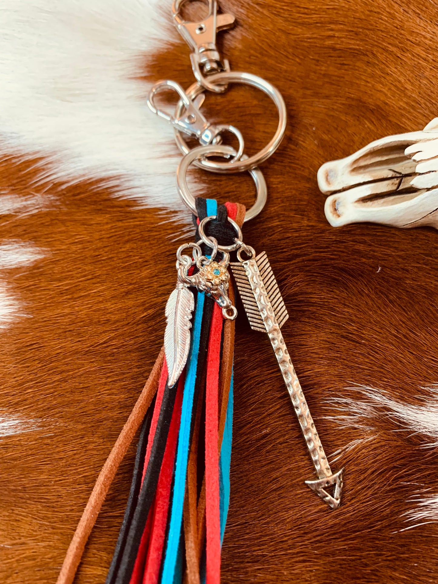 Western Boho Keychain/Purse Charm Wild Western Dreams