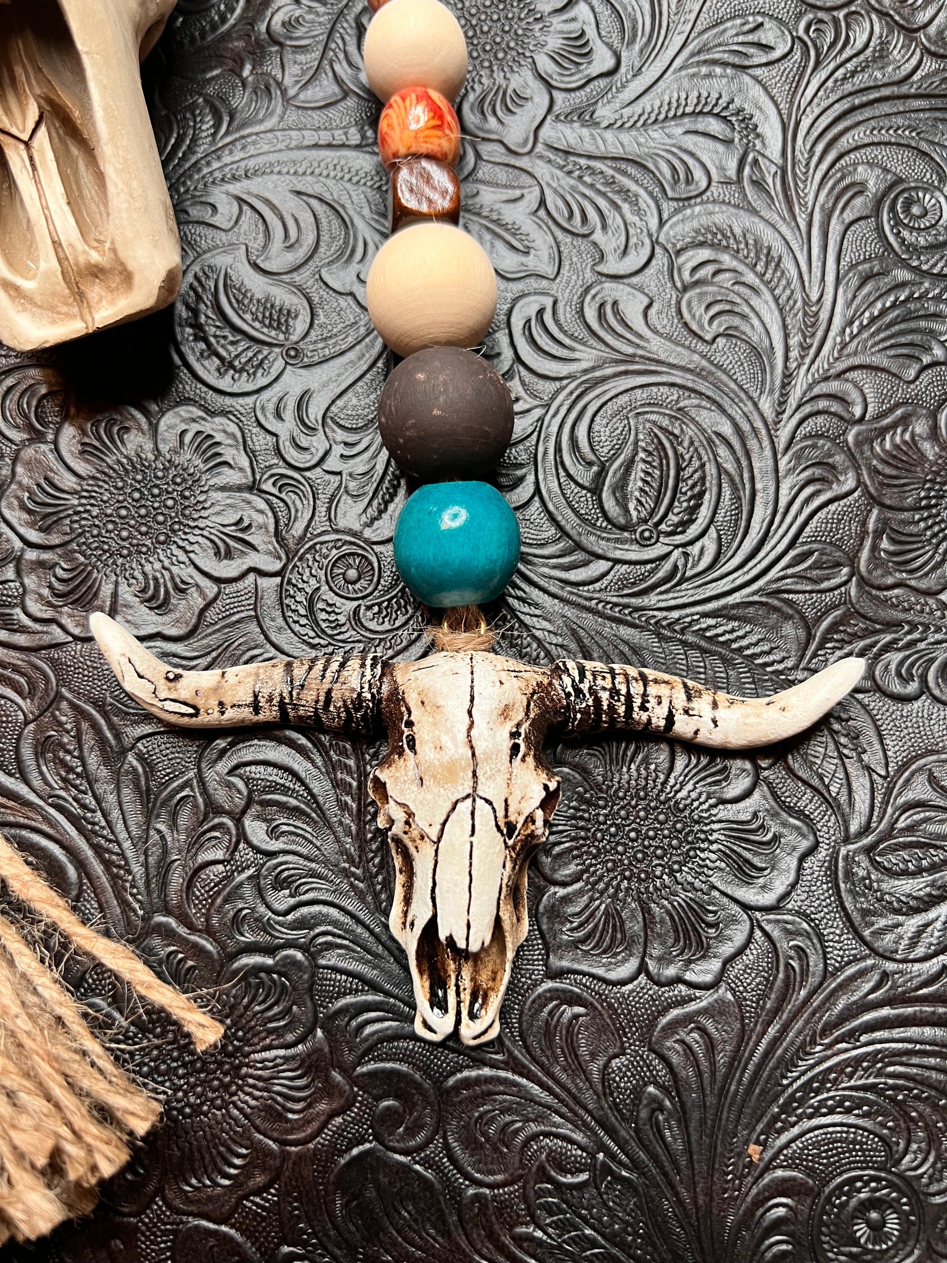 Wood Bead Table Garland Wild Western Dreams